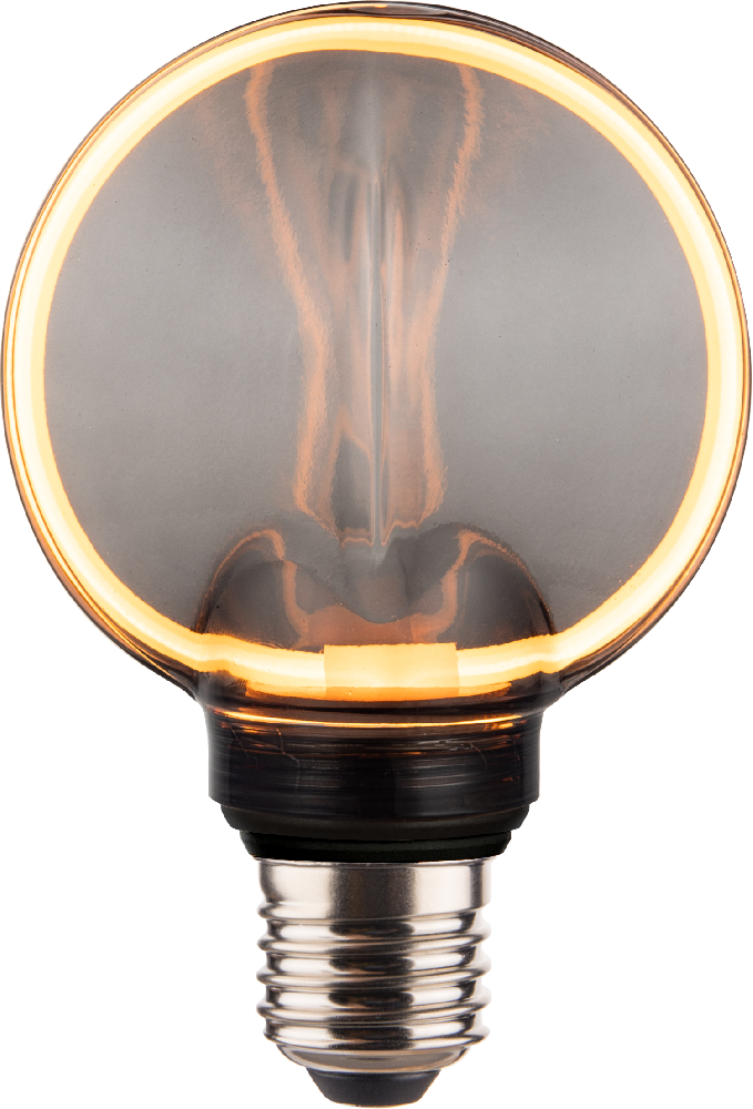 O-G80OS-4W LED filament bulb glass 4W 220LM 1800K RA80 E27/E26 220-240v/110-130V 80*50*120mm