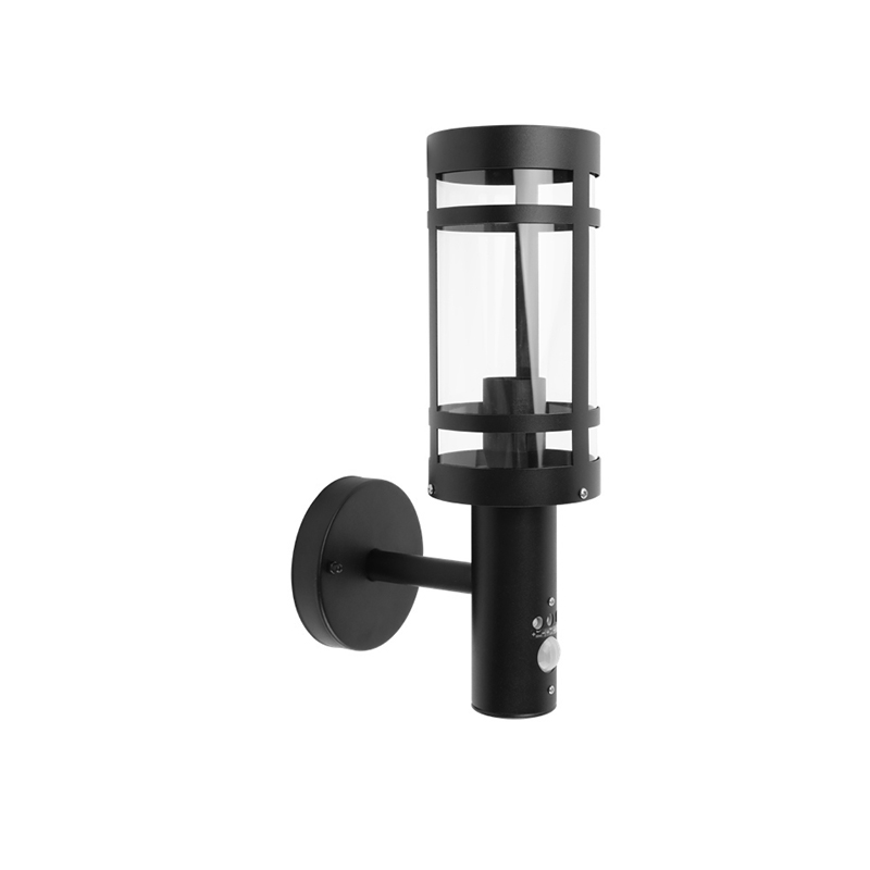 E27 Aluminium Body Wall light with sensor