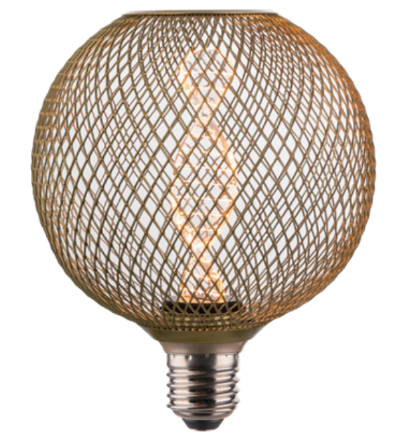 DNA-BRMC125150-3.5W LED filament bulb glass 3.5W 130LM 1800K RA80 E27/E26 220-240v/110-130V 125*150mm