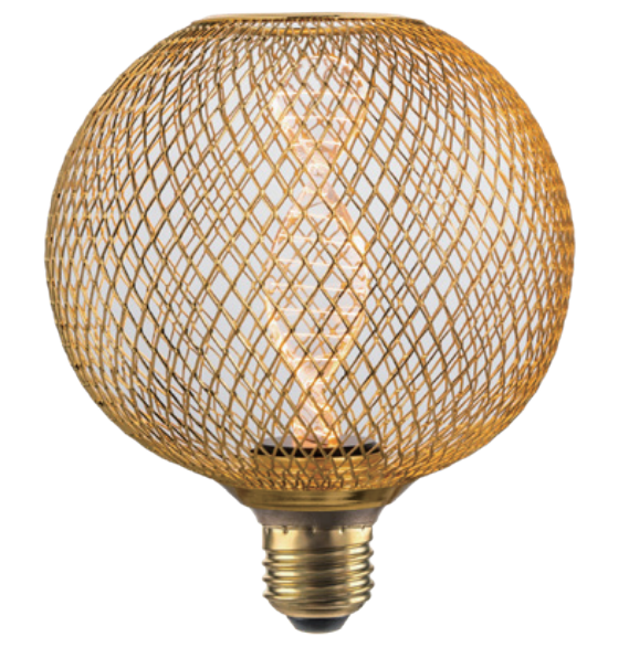 DNA-GMC125150-3.5W LED filament bulb glass 3.5W 130LM 1800K RA80 E27/E26 220-240v/110-130V 125*150mm