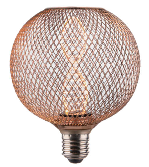 DNA-RMC125150-3.5W LED filament bulb glass 3.5W 130LM 1800K RA80 E27/E26 220-240v/110-130V 125*150mm