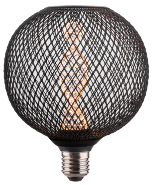 DNA-BMC125150-3.5W LED filament bulb glass 3.5W 130LM 1800K RA80 E27/E26 220-240v/110-130V 125*150mm