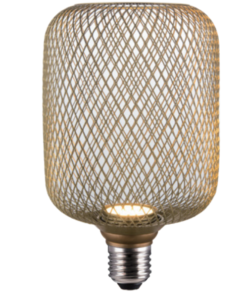 DNA-BMC100162-3.5W LED filament bulb glass 3.5W 130LM 1800K RA80 E27/E26 220-240v/110-130V 100*162mm