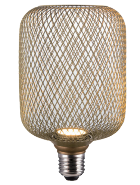 NS-BRMC100162-3.5W LED filament bulb glass 3.5W 320LM 3000K RA80 E27/E26 220-240v/110-130V 100*162mm