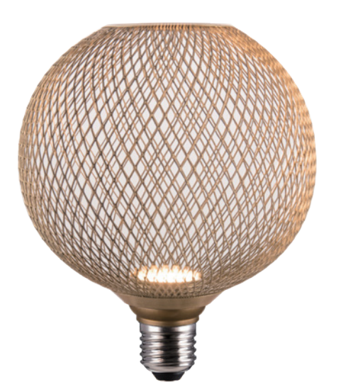 NS-BRMC125150-3.5W LED filament bulb glass 3.5W 320LM 3000K RA80 E27/E26 220-240v/110-130V 125*150mm