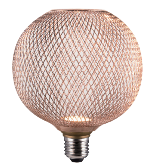 NS-RMC125150-3.5W LED filament bulb glass 3.5W 320LM 3000K RA80 E27/E26 220-240v/110-130V 125*150mm