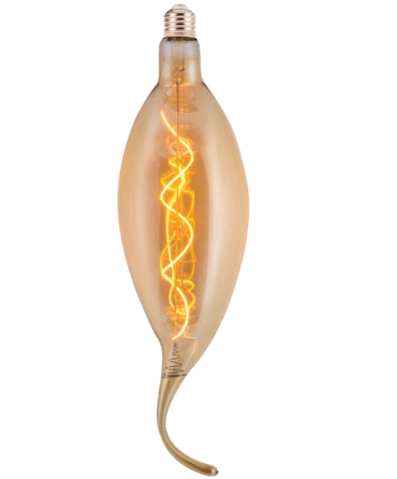 LED-C125-4W LED filament bulb glass 4W 260LM 2200K/2700K RA80 E27/E26 220-240v/110-130V D125xH450mm