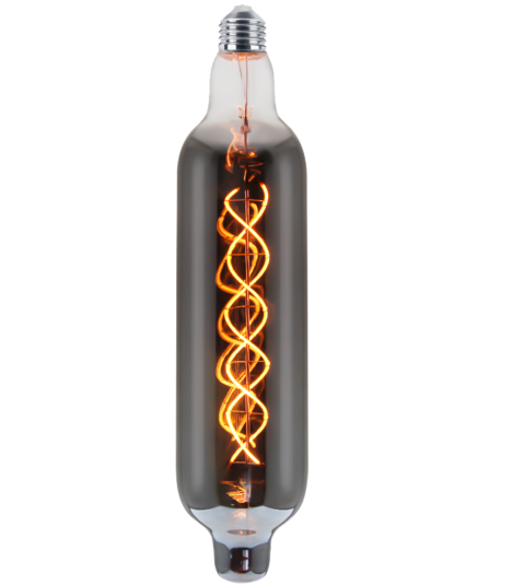 LED-TT75-F4W LED filament bulb glass 4W 260LM 2200K/2700K RA80 E27/E26 220-240v/110-130V 75*320mm