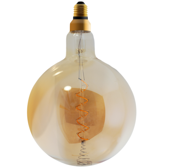 LED-G200-F4W LED filament bulb glass 4W 240LM 2200/2700K RA80 E27/E26 220-240v D160xH300mm
