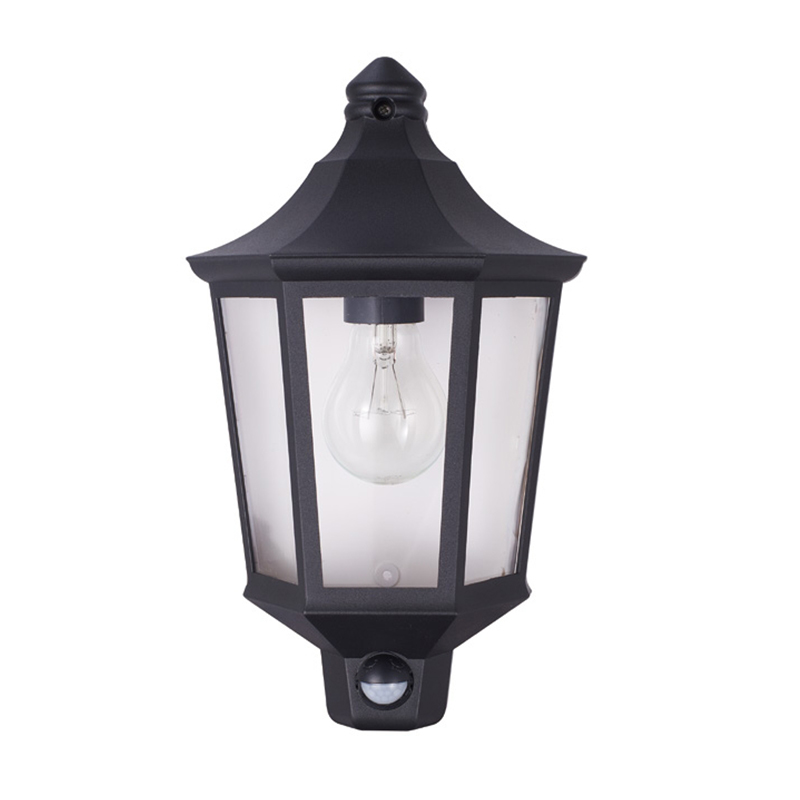 PP+PC Diffuser  IP54 E27 Wall Light with sensor