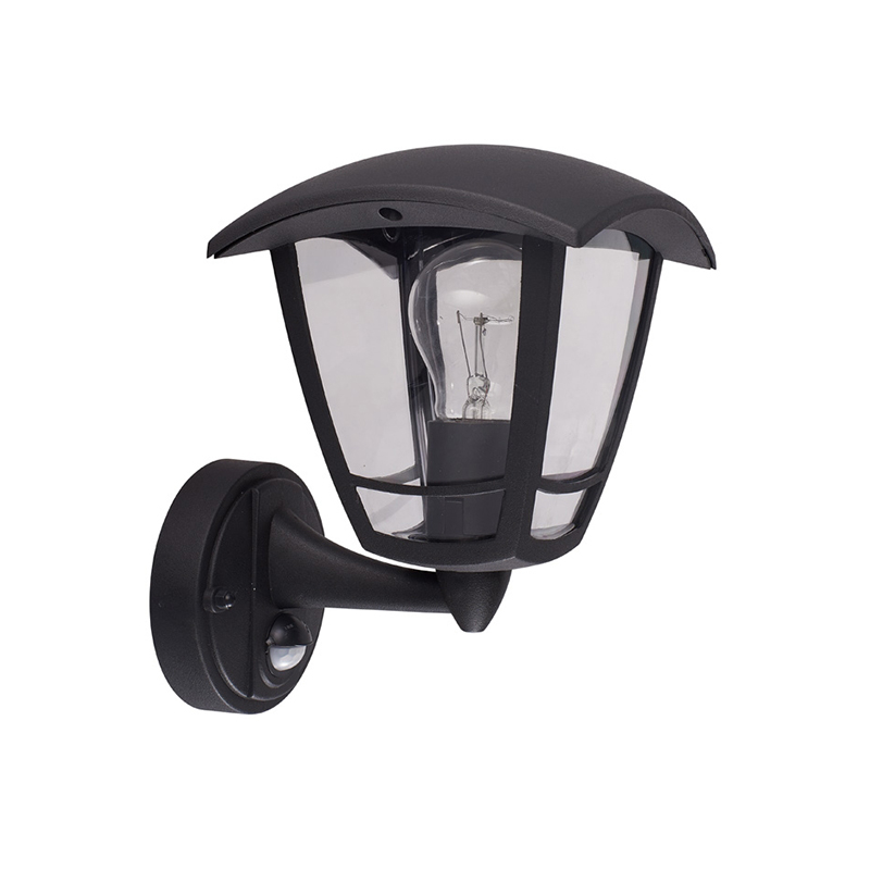 PP+PC Diffuser  IP54 E27 Wall Light with sensor