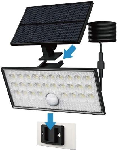 Solar Flood Light Fold PIR IP65