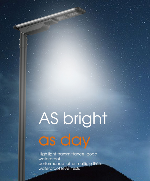 Solar Street Light Radar Remote Control 40W 60W 80W 100W 120W