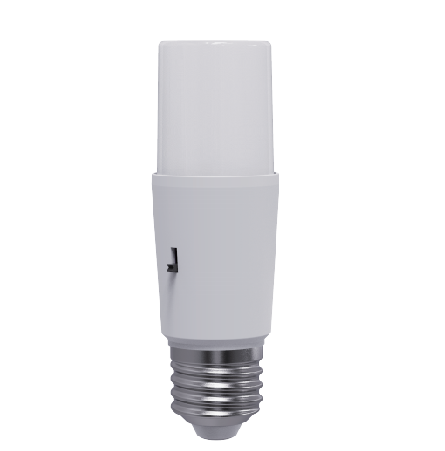 LED-T37-9W-CCT LED bulb plastic 9W 90LM/W 3000K/4000K/6000K RA80 E27 220-240v Φ37xH113mm