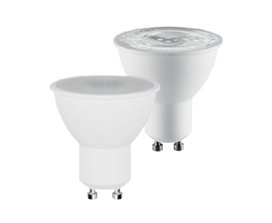 LED-GU10-5WA-TY LED bulb plastic 5W 80LM/W 3000K/4000K/6000K+RGB gu10 220-240v Φ50xH53mm