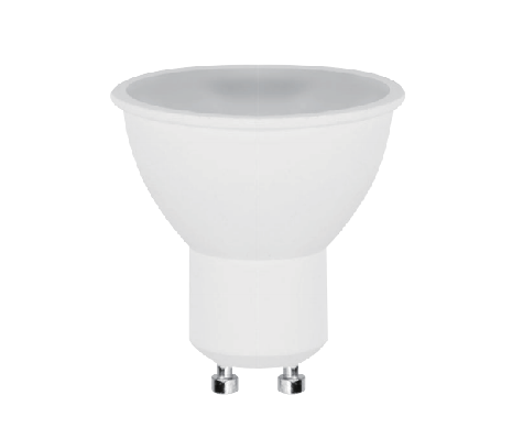 LED-GU10-5W-RF LED bulb plastic 90LM/W 3000K+RGB gu10 220-240v Φ50xH56mm 120° remote control