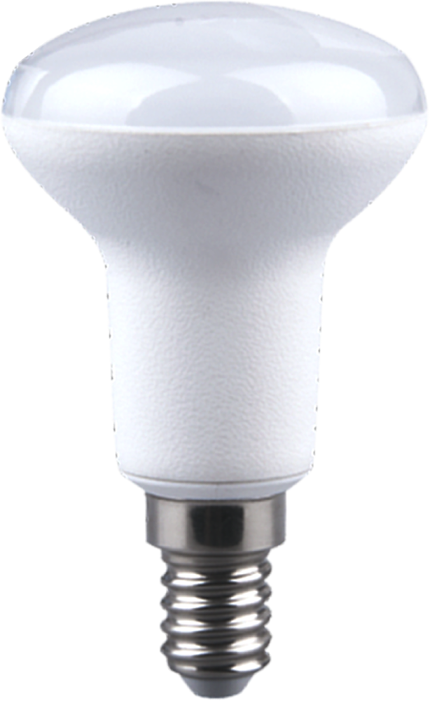 LED-R50-6W LED bulb plastic 80LM/W 3000K/4000K/6000K AC175-265V 49*86mm E14