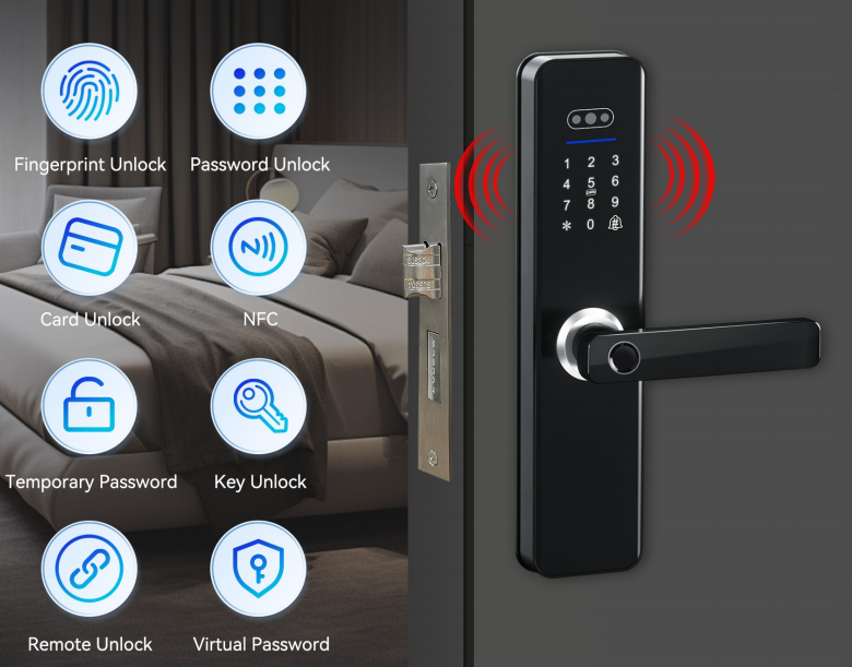 MLK-WD577 Semi-automatic smart door lock