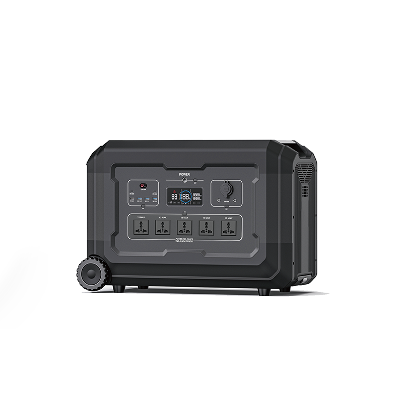 3600W Power Station Supports UPS function  3072Wh LiFePO4 Battery Solar MPPT Controller Cigar Lighter for Phone Car Power Source