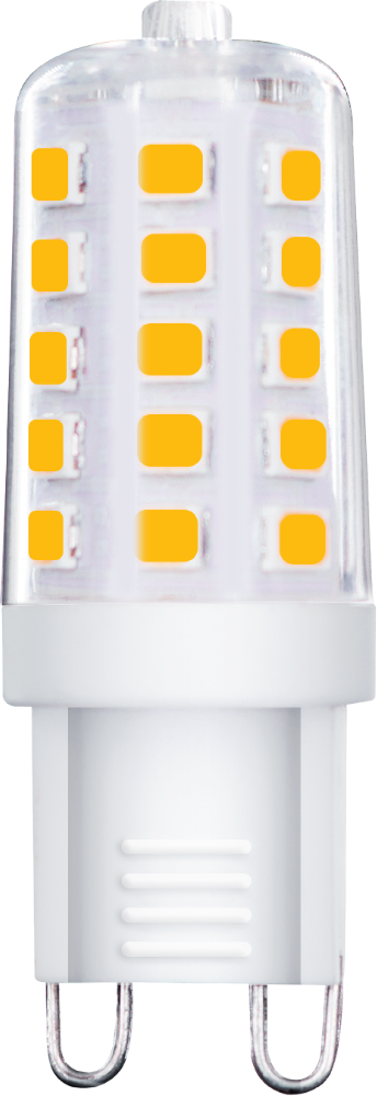 LED-G9-SL-021 AC220-240V 3.5W 3000K/4000K/6000K 100LM/W SMD plastic G9 D17xH50mm