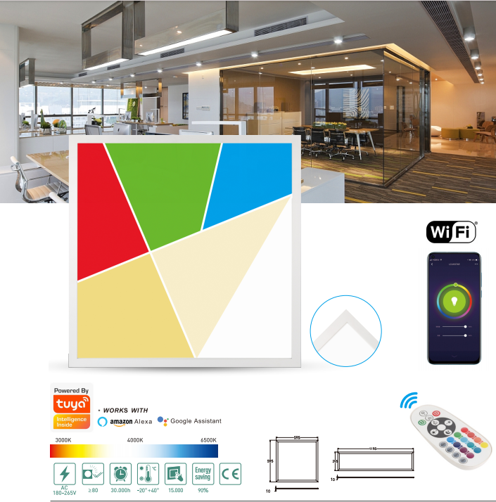 LED-PZN3030-18W LED-PZN6060-36W LED-PZN30120-36W LED Smart panel light