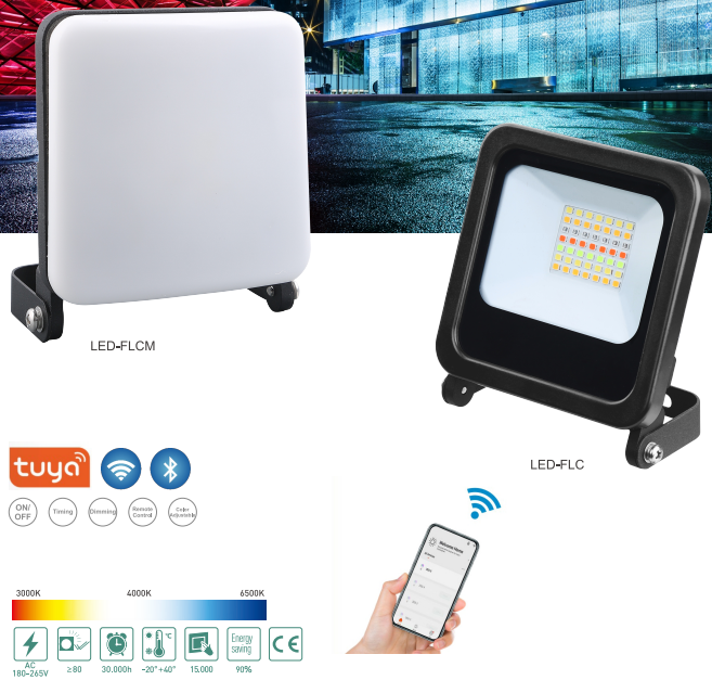 LED-FLC/FLCM Series LED Smart flood light