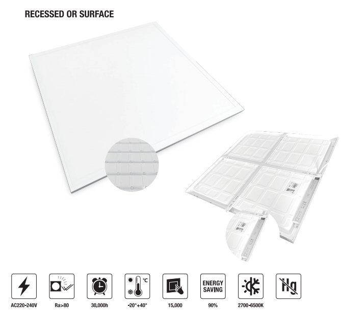 LED-PA30120-40W　LED Panel Light