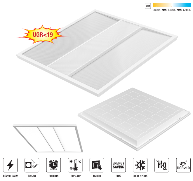LED-PHD6060-40W LED Panel Light