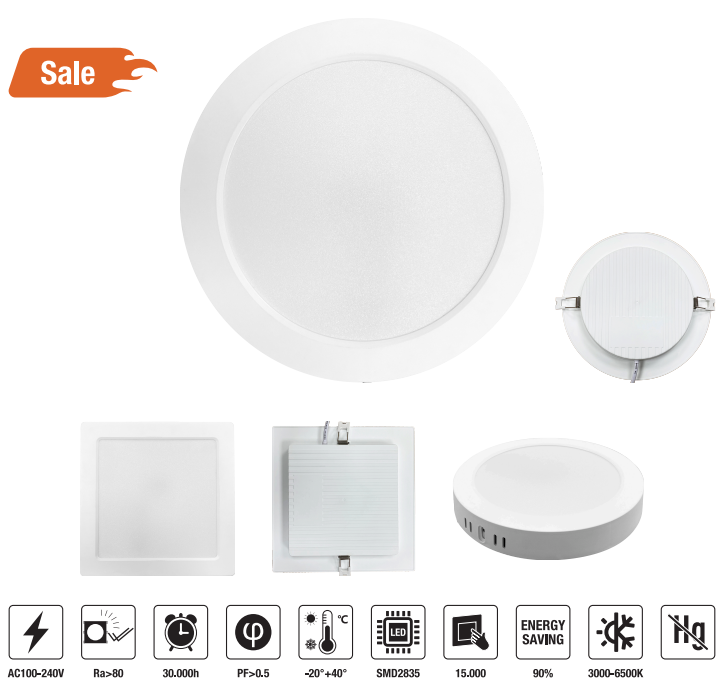 LED-PLMK-24W (MK/MKS) LED Slim Panel Light