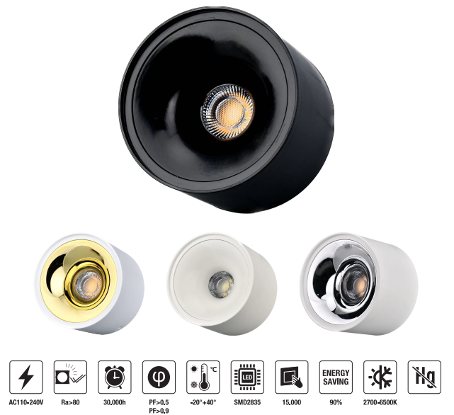LED-DY03-9W 　LED Down Light