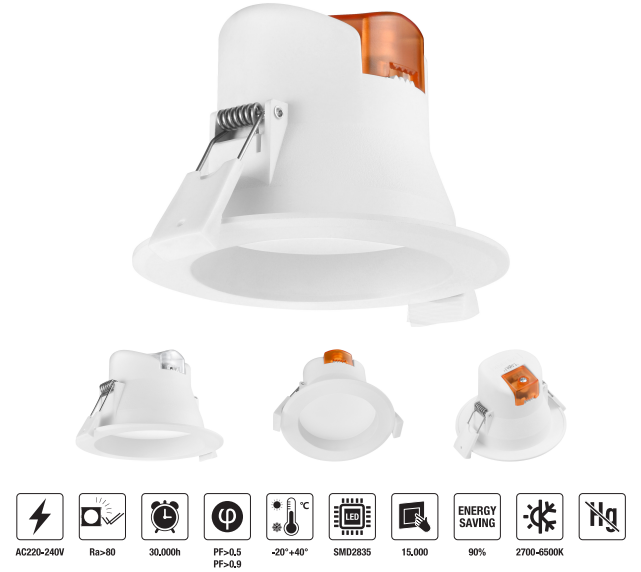 LED-DM01-14W 　LED Down Light