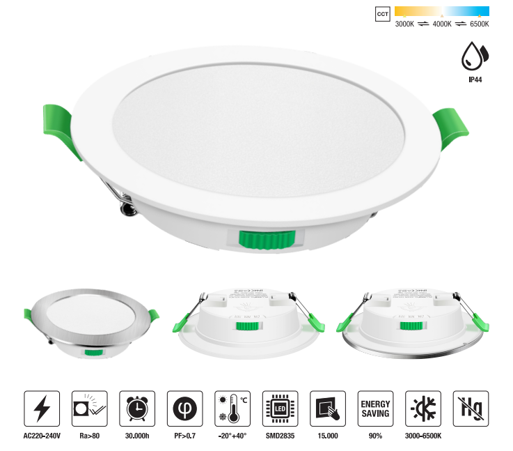 LED-DX05-10W-CCT LED Down Light