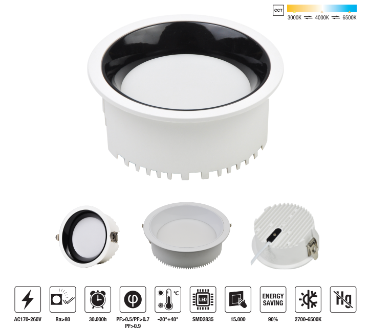 LED-DC11-18W 　LED Down Light