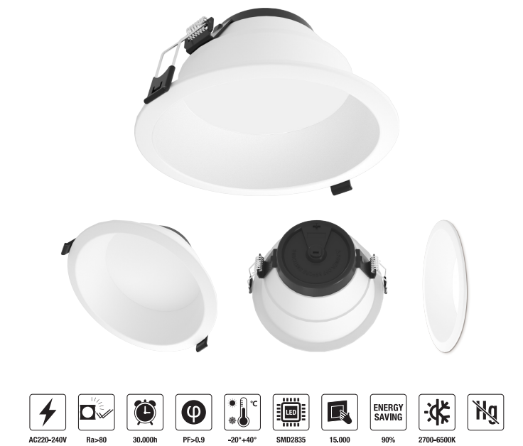 LED-DM05-30W 　LED Down Light