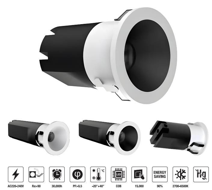 LED-DR-7W 　LED Down Light