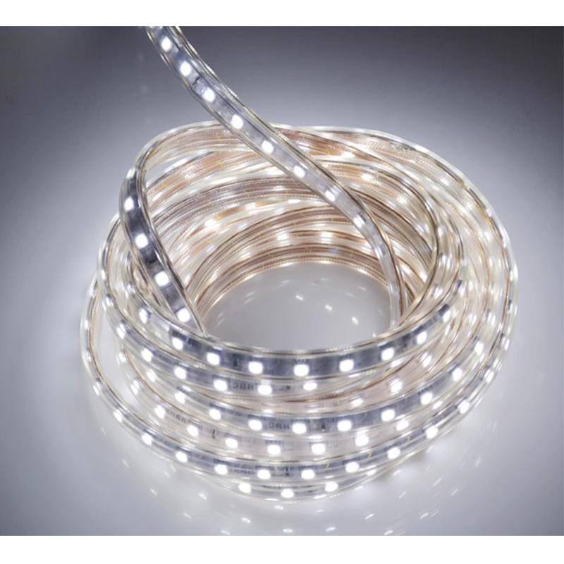 220V PVC HIGH VOLTAGE STRIP LIGHT 10W/18W IP65 Waterproof SMD2835 3000/4000/6500K CE/RoHS CRI80 single row