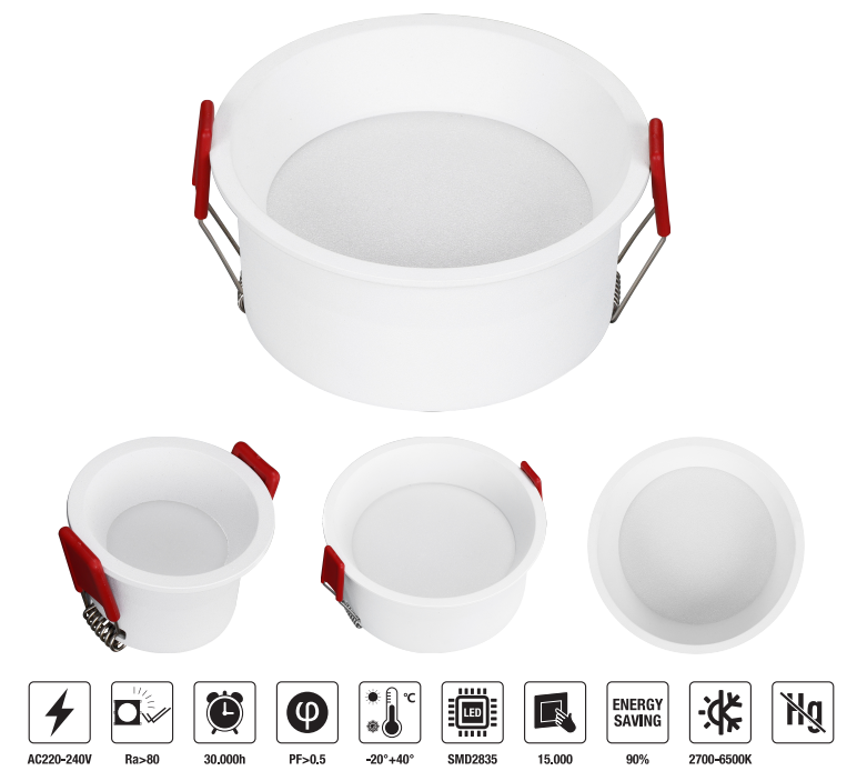 LED-DFT03-8W 　LED Down Light