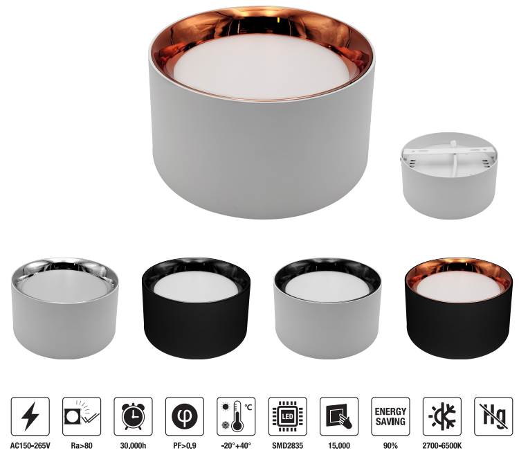 LED-DOMZ02-18W LED Down Light