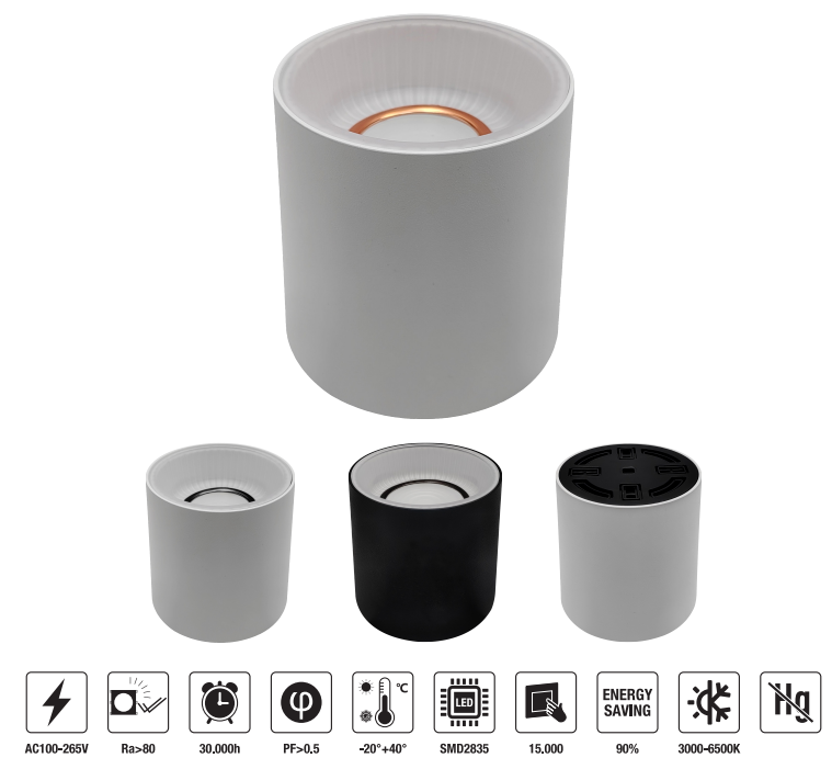 LED-DOMZ03-7W LED Down Light