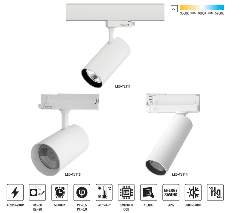 LED-TL115-15W LED Down Light