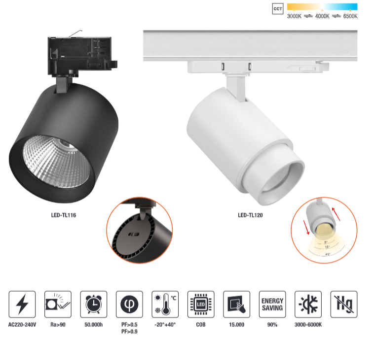 LED-TL120-20W LED Down Light