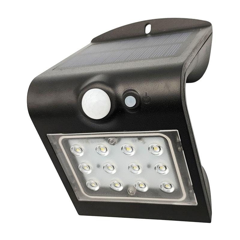 IP44 solar wall light garden gate with PIR sensor