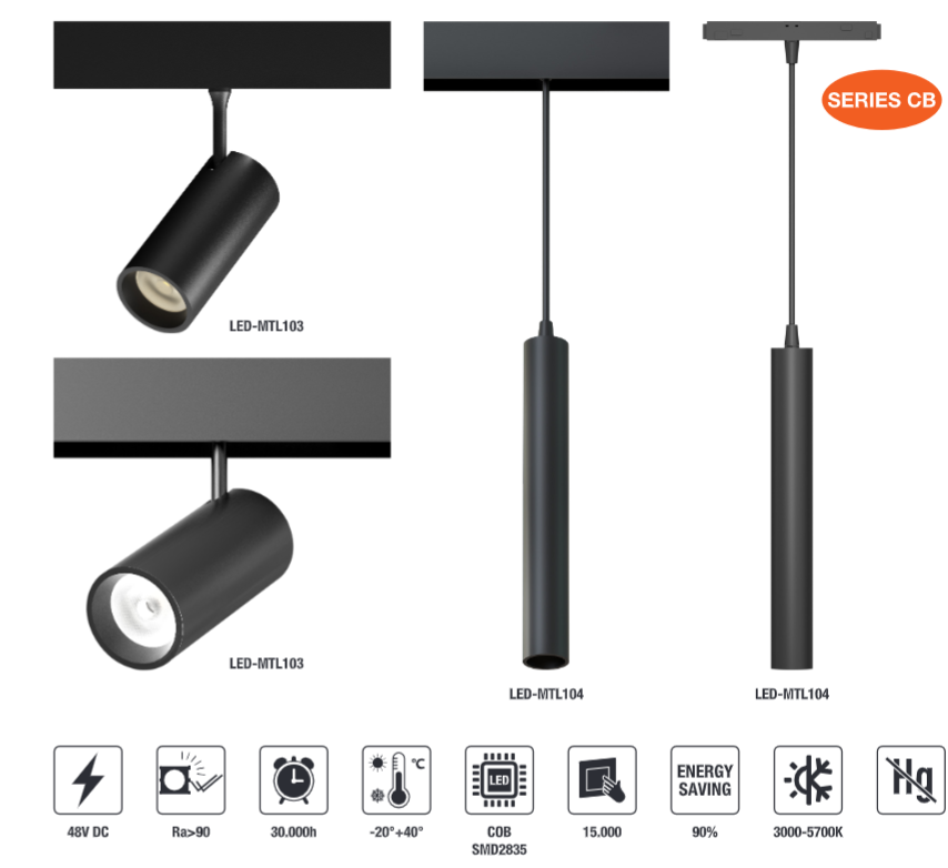 LED-MTL103-15W LED Linear Track Light