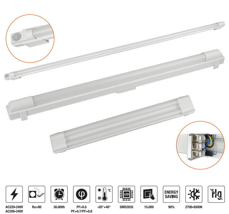 LED-FL4348-8W LED Frame Light AC220-240V 920LM±10%