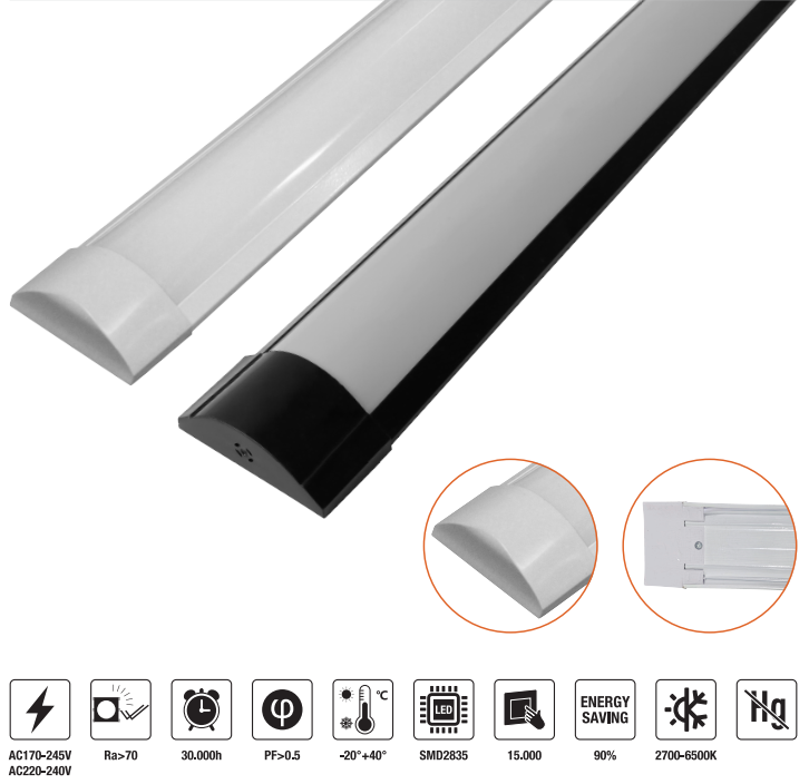 LED-FZ6523-18W LED Frame Light PF>0.5 1170LM±10%