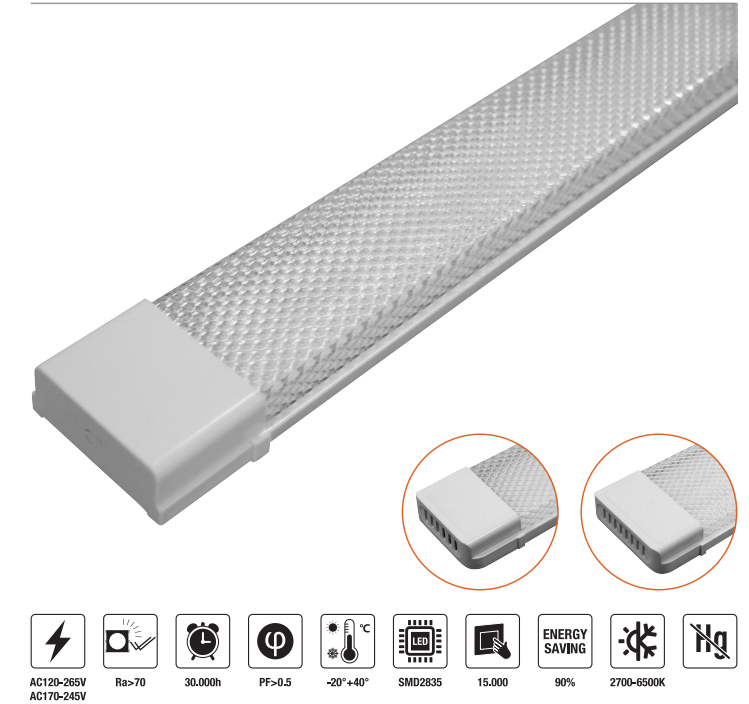LED-FL6225-18W LED Frame Light PF>0.5 1440LM±10%