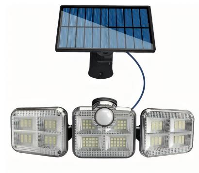 Solar wall light garden IP44 7000K