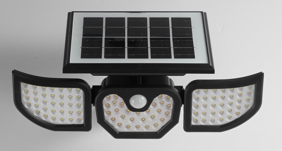 Solar LED Garden Wall Light Small Motion Sensor Lithium Battery Rechargeable