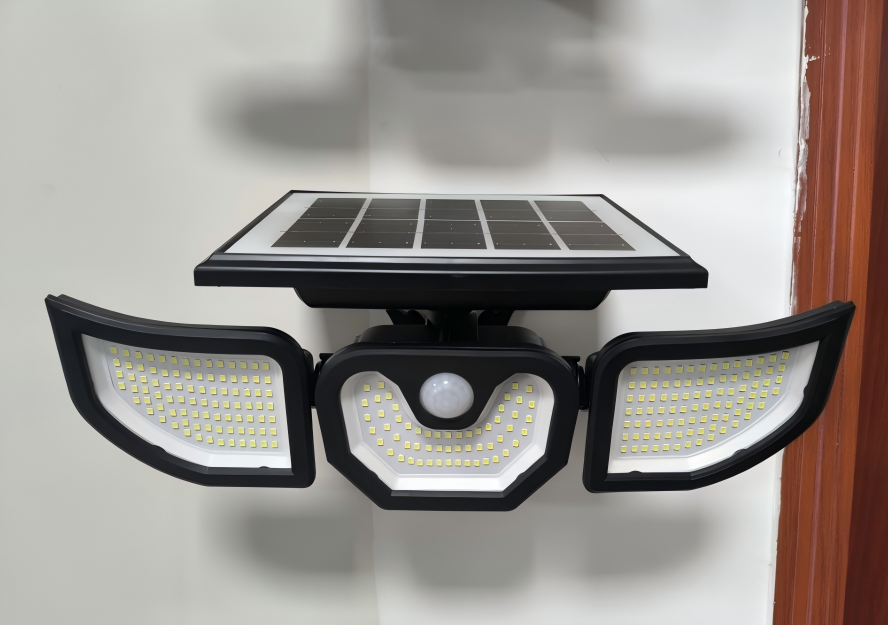 Solar LED Garden Wall Light Small Motion Sensor Lithium Battery Rechargeable