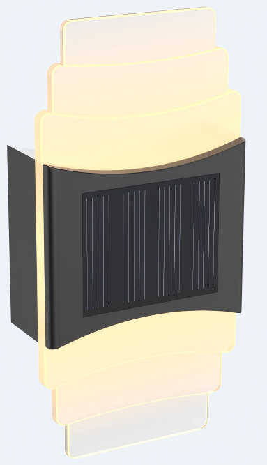 solar wall light IP44 3000K garden